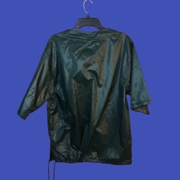 Mens Large Hunter Green Windbreaker Jacket NEW - Picture 2 of 4
